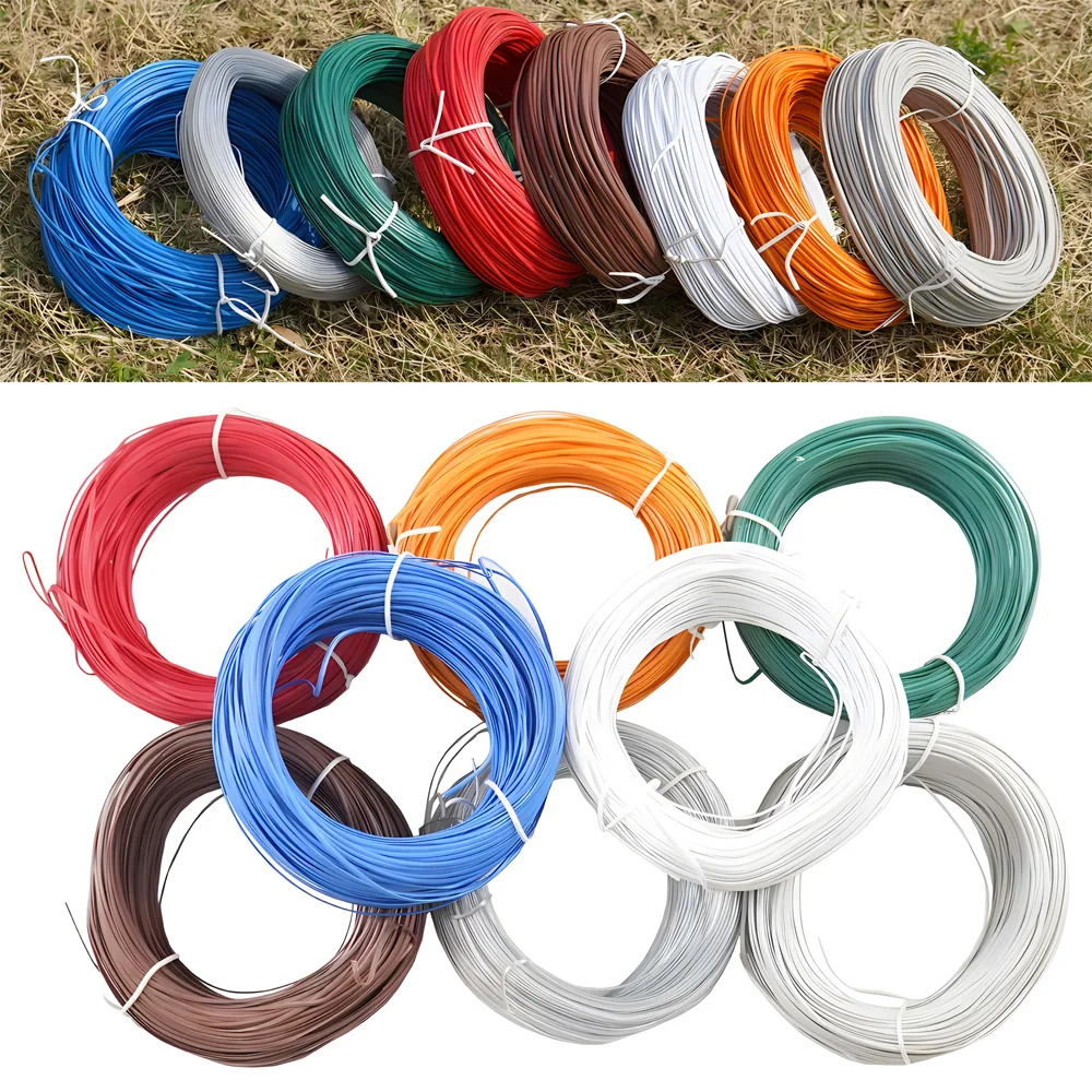 140m Reusable Gardening Cable Ties Oblate Iron Wire Twist Plant Flower Growing Vines Climbing Fix Strings Multifunction Wire