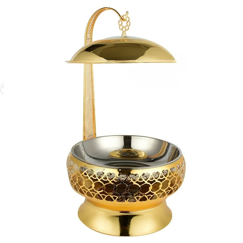 Stainless steel buffet stove insulation stove hanging cover hotel restaurant vegetable heater self-service