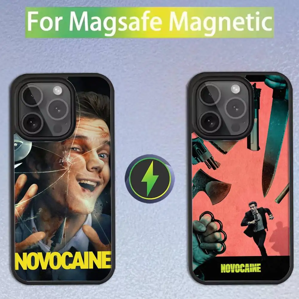 

N-Novocaine Phone Case For iPhone 17,16,15,14,13,12,11,Pro,Max,Plus,Mini,SE Magsafe Magnetic Wireless Charging