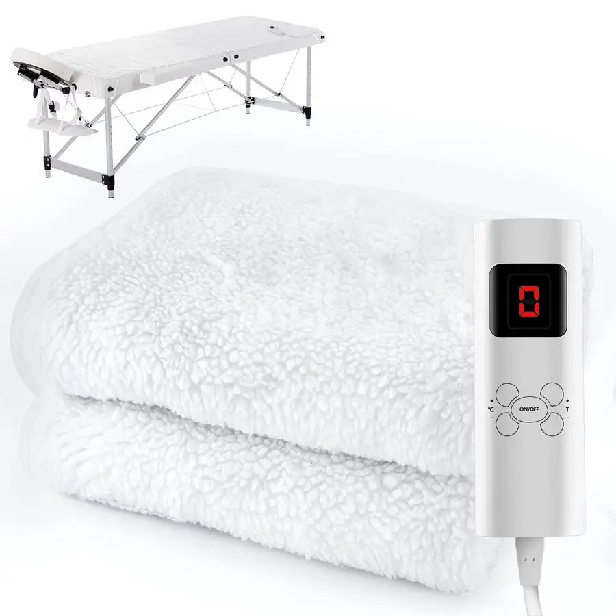 

Table Heating Pads Heated Massage Table Warmer 9 Heat Settings Professional SPA Bed Warmer 71 X 30, Digital Heat Control Pad El