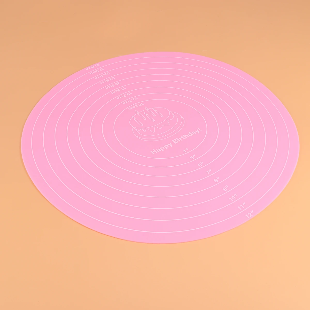 

12 Inch Cake Plate Round Baking Board Accessories Display Base Cupcake Decorating Supplies