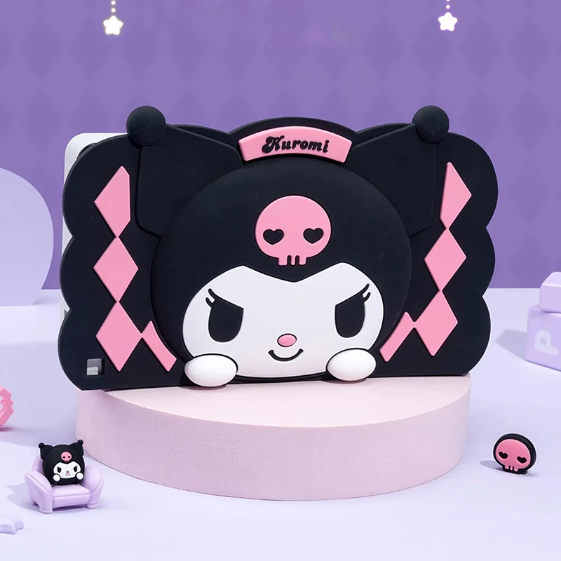 

Новинка Kawaii Sanrioed Kuromi Аниме Фигурка переключатель Oled защитный чехол с защитой от падения изысканные цифровые аксессуары праздничный подарок