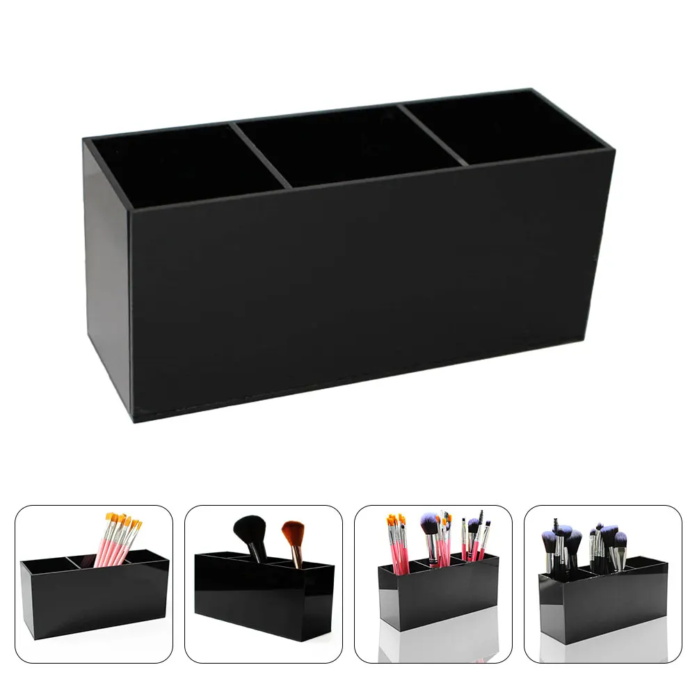 

Pen Holder Storage Box Holders for Cosmetics Dustproof Makeup Brush Cup Organiser Brushes