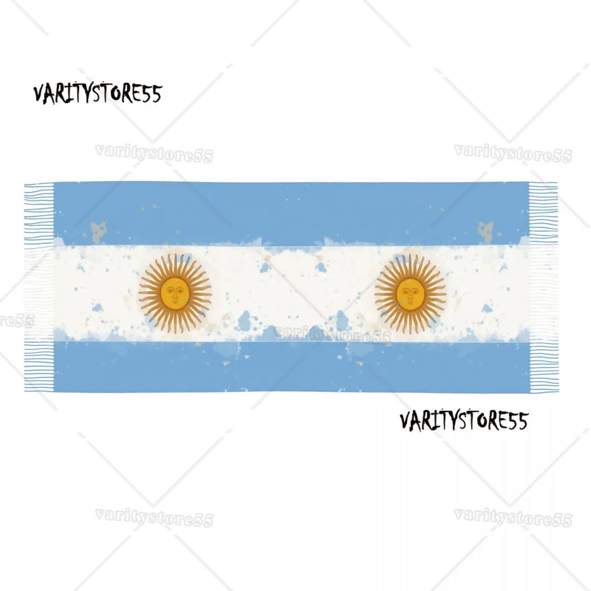 Argentinien Flagge Schal Wrap für Frauen lange Winter Herbst warme Quaste Schal Unisex argentin ische Schals