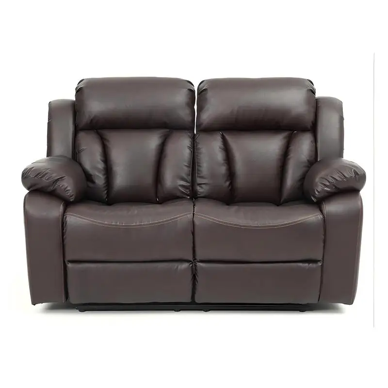 Daria verstelbare loveseat in donkerbruin, comfortabele en stijlvolle zitplaatsen voor de woonkamer, perfect voor ontspannend entertainment