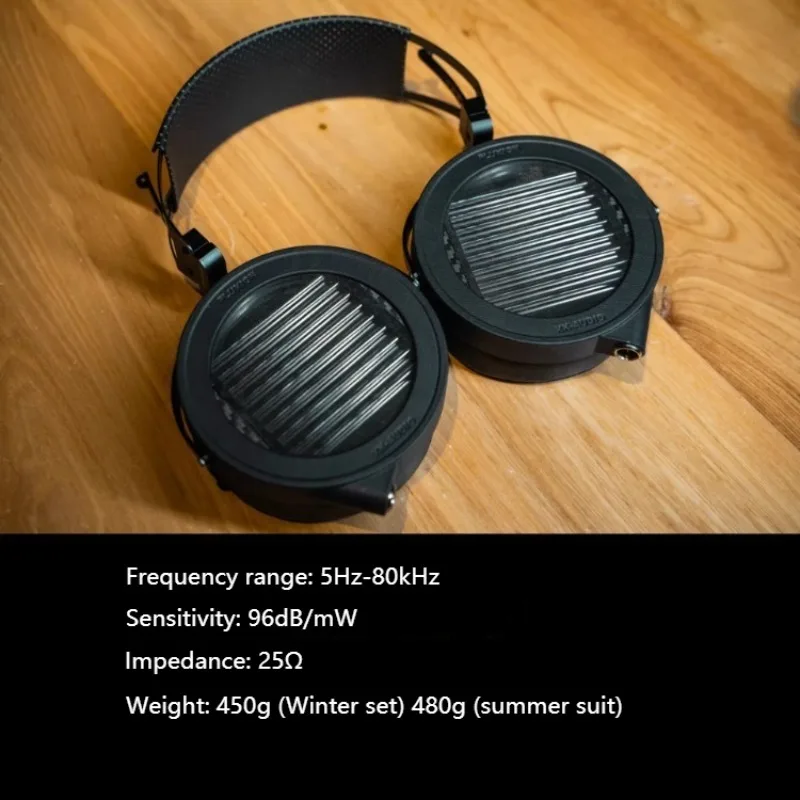 

XK AUDIO Fluxion Flagship Full-magnetic Grille-less Planar Magnetic Driver Wired HiFi Headphones Headset