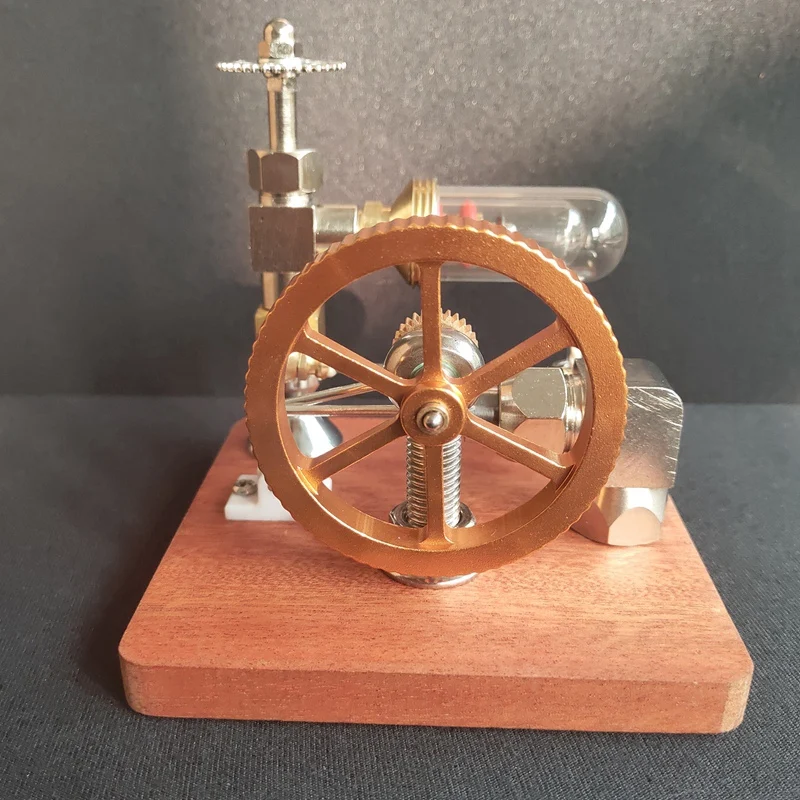 Modelo de motor Stirling de velocidad ajustable con volante Vertical, motor de experimento de Ciencia de potencia física, juguete para niños, regalo