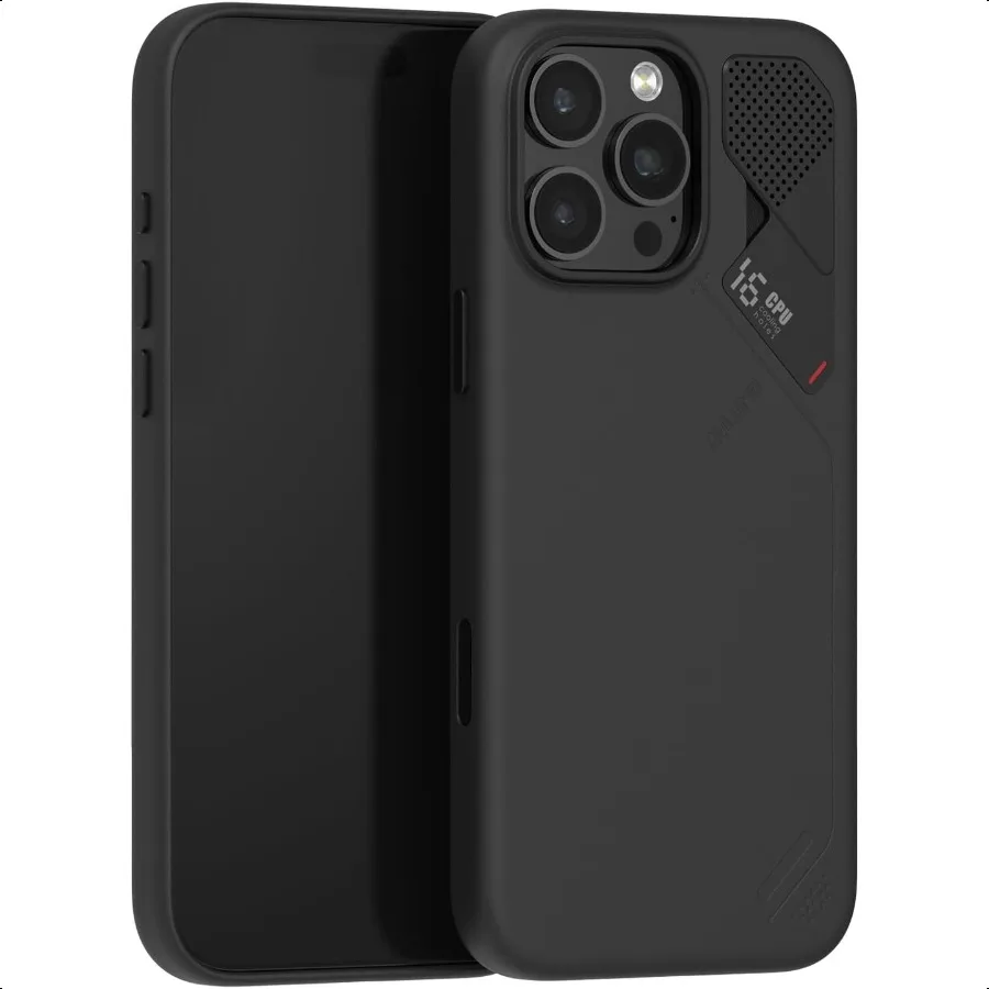 

Aulumu A16 Vegan Leather Cooling for iPhone 16 Pro Max Case Updated Camera Control with Cooling Fins Luxury Comfort Compatible