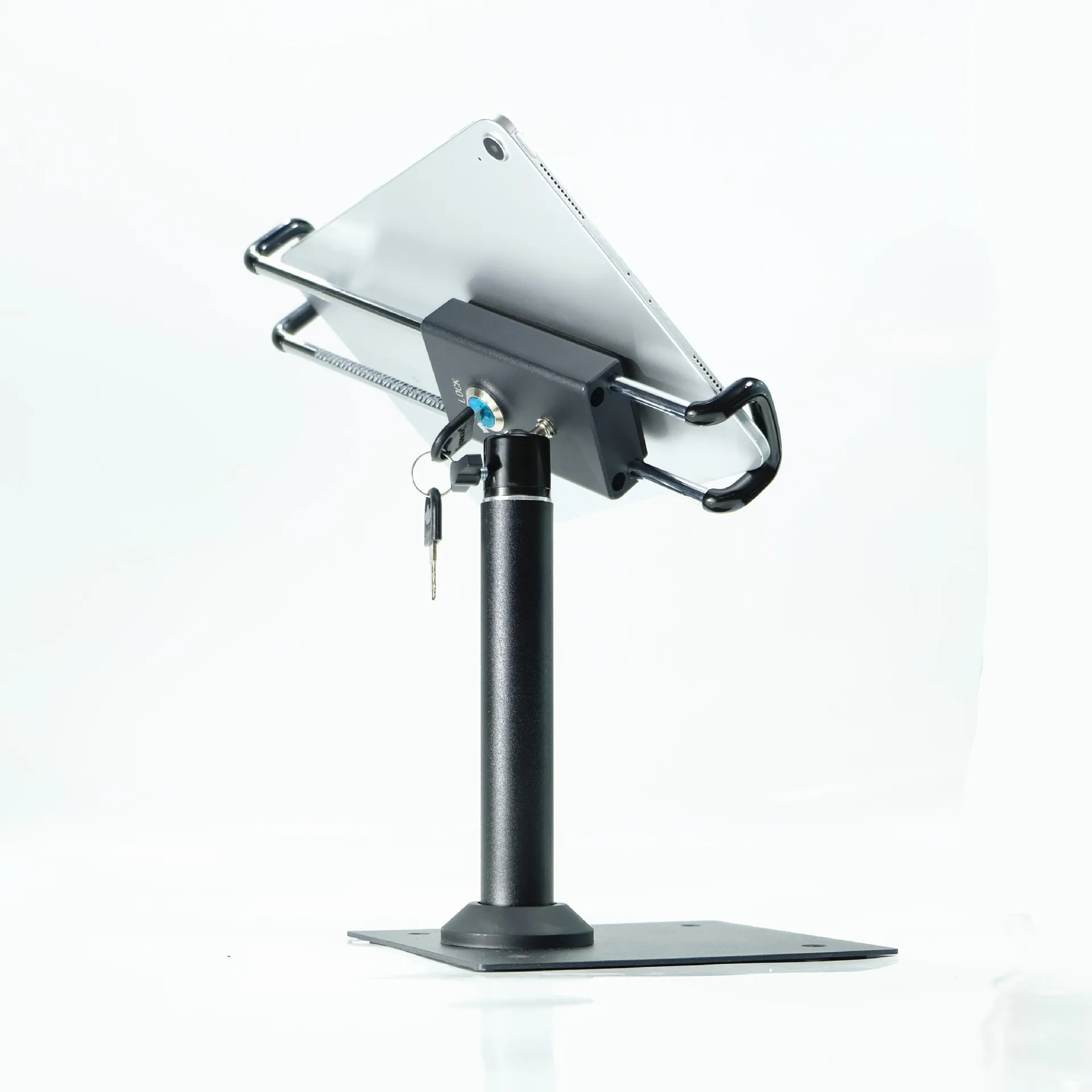 Universal Size Flat Stand Industrial Computer Support Stand Locked Anti-theft Desktop Stand