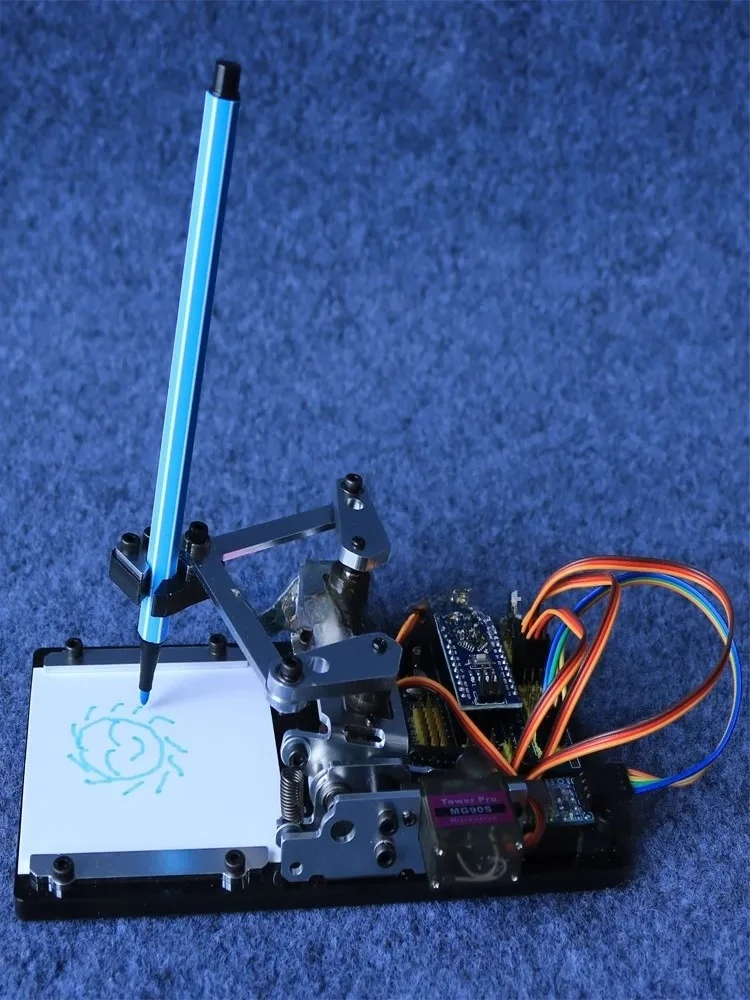 Drawbot Robot MG90S Manipulator Artboard Bots APP Drawing Machine For Arduino Robot DIY Kit For NANO Programmable Robot Starter