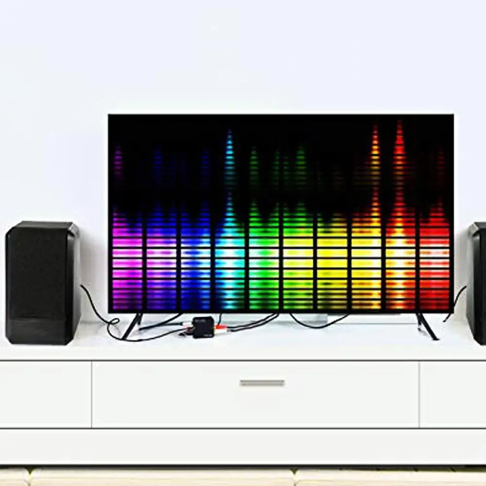 Convertidor de audio digital a análogo, amplificador, decodificador y adaptador RCA de señal coaxial SPDIF Toslink estéreo digital óptica a analógica, con dos clavijas DAC