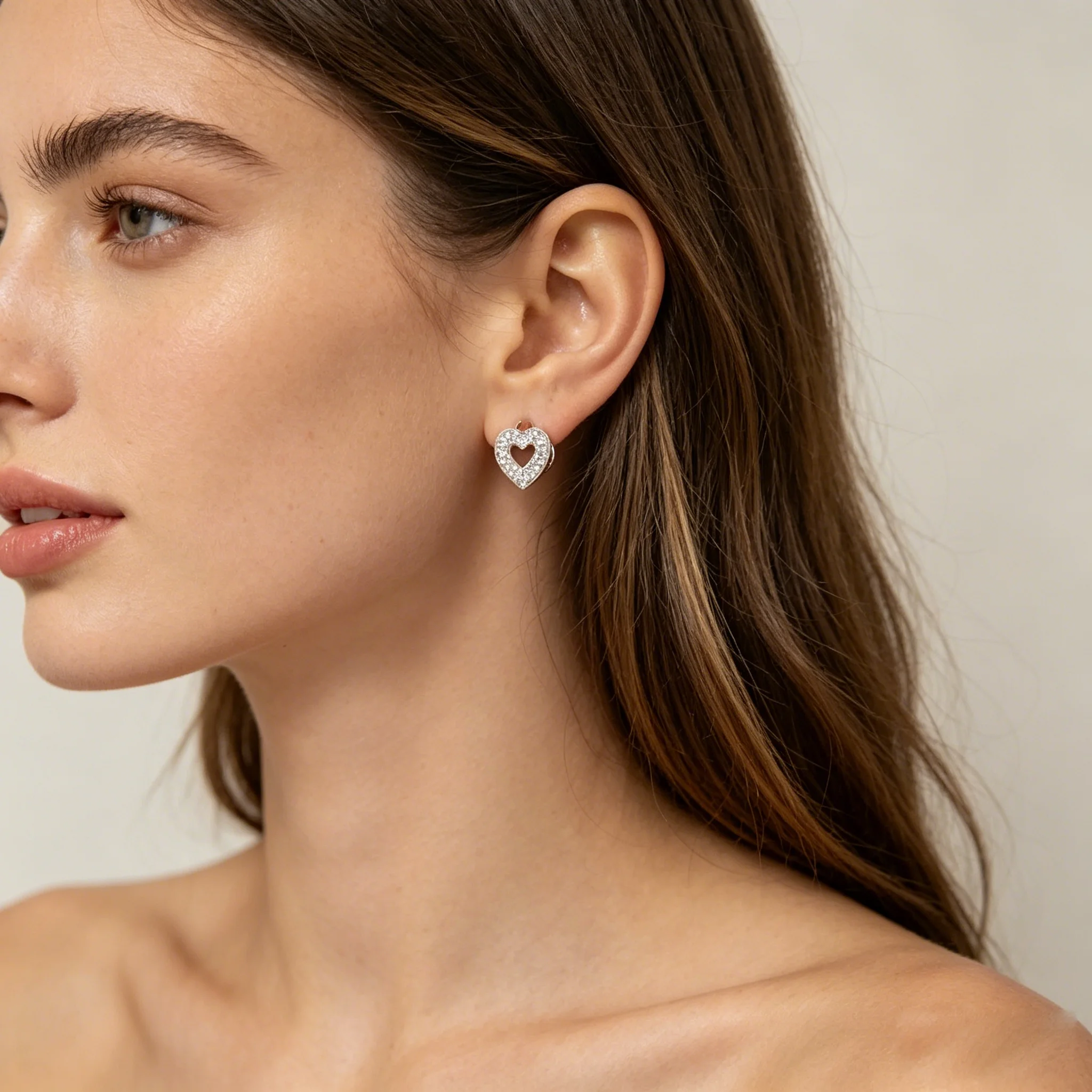 Fashion 2026 Heart-shaped Earrings Bridesmaid Gifts Bridesmaids Accessories Fashion Statement Pieces Earrings Daily Wear