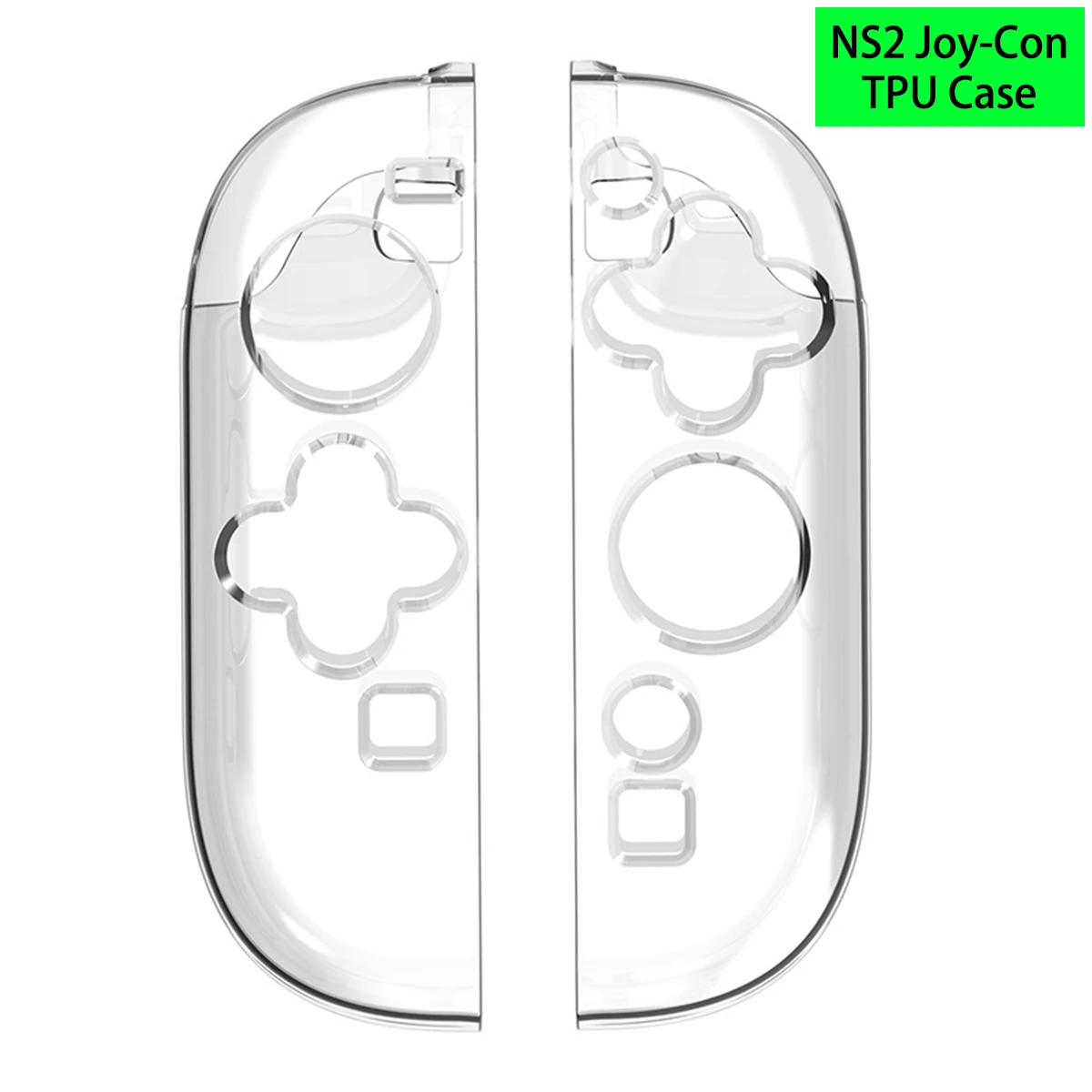 Étui Transparent en TPU pour NS2 JoyCon, étui en TPU souple anti-rayures Switch-2 JoyCon, Protection Anti-chute Switch2 JoyCon
