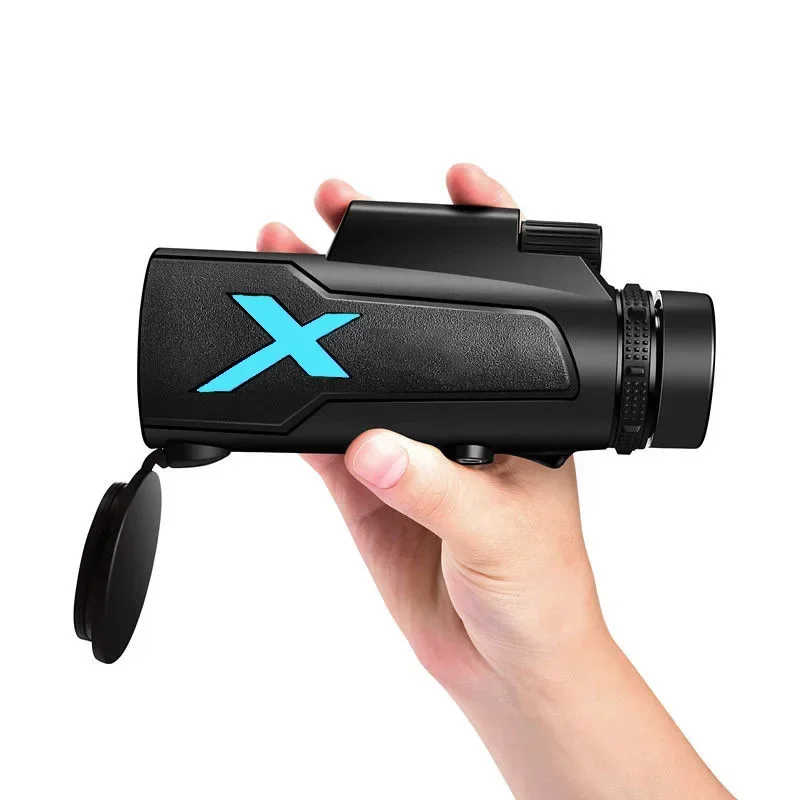

12X50 Zoom HD Long Range Telescope Portable Professional Powerful Binoculars Monocular Low Night Vision for Hunting Travel