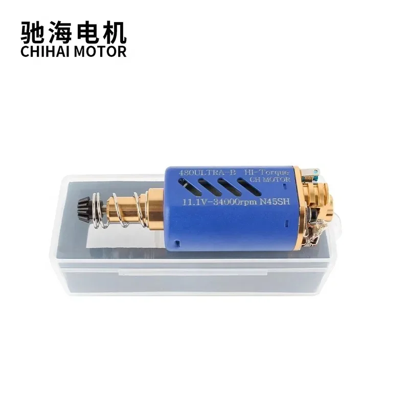 Chihai Motor CHF-480Ultra-B 34K High Torque Large Silver Brush N45SH NdFeB Magnet CNC Upgraded Airsoft Motor