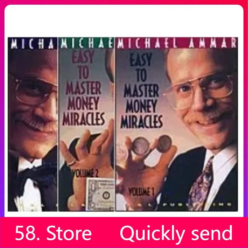 

New 2025 Easy To Master Money Miracles by Michael Ammar 1-3 - Magic tricks ( 58 Store Download )