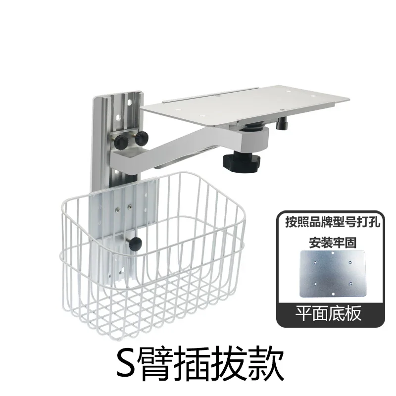 Wall mount standing for machine patient