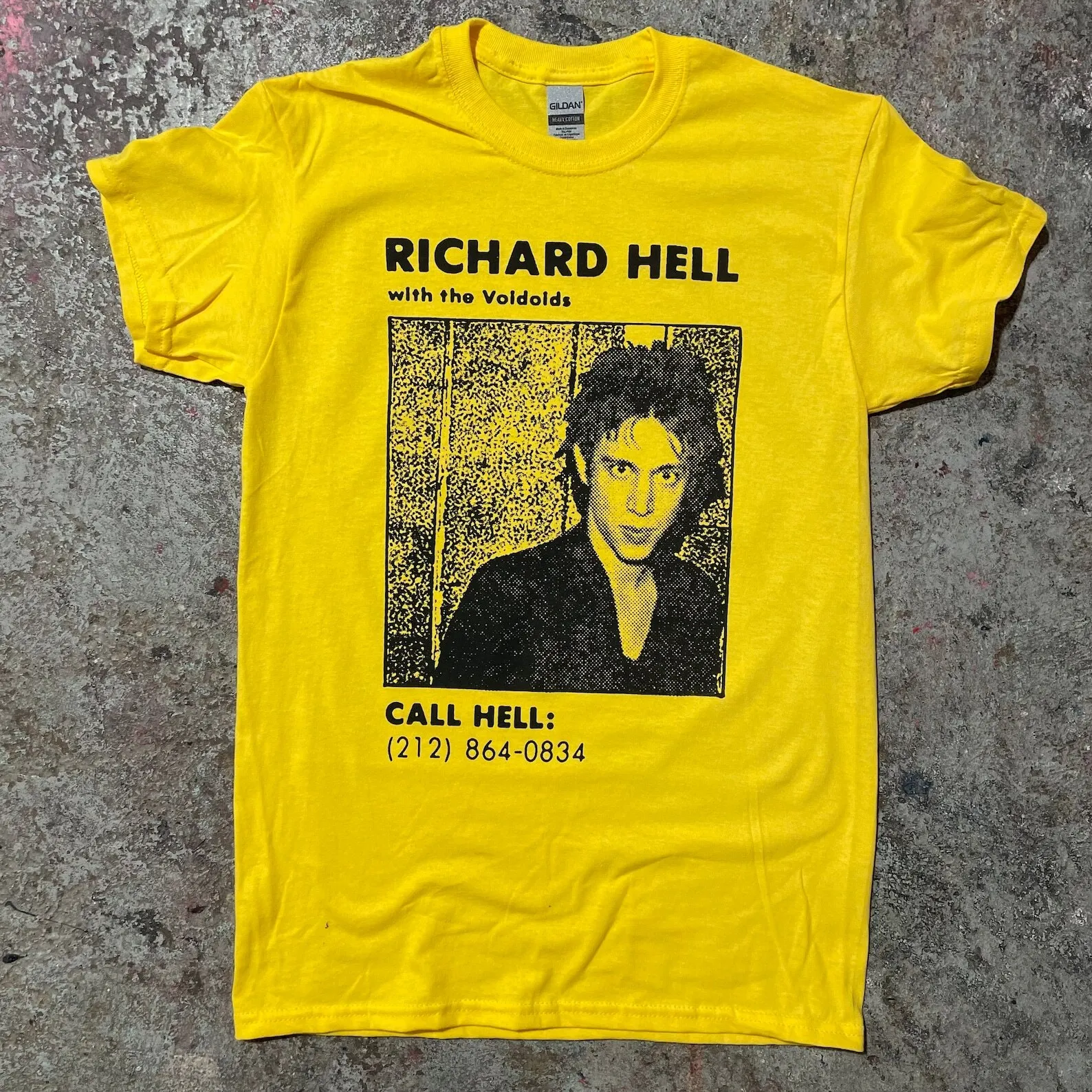 Richard Hell and Voidoids Shirt S-2X Unisex (Screen Printed)