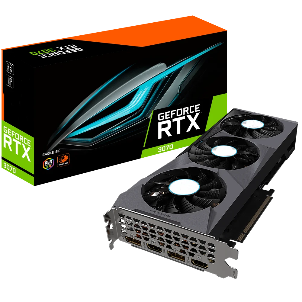 RTX3070 3080 3090 8G GDDR6 Gaming Computer Graphics Card RTX3070 GAMING OC 8G