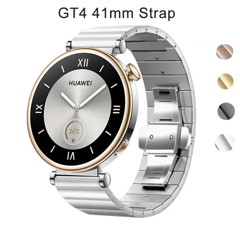 18mm Stainless Steel Strap for HUAWEI WATCH GT4 41mm 18 Metal
