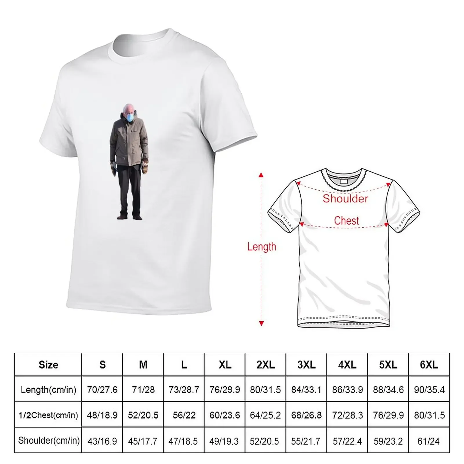 Bernie Sanders Standing Mittens Meme T-Shirt customs cute clothes sweat funny t shirts men