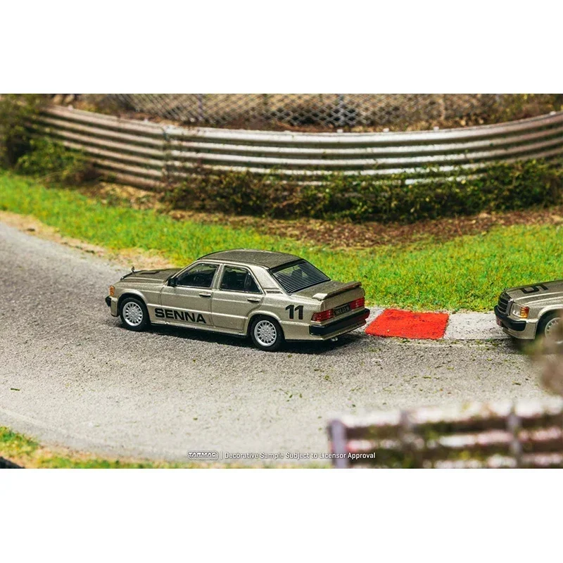 TW 1:64 مرسيدس بنز 190 E 2.3-16 سباق البطل 1984 أيرتون سينا مجموعة ألعاب دييكاست نموذج سيارة Tarmac Works