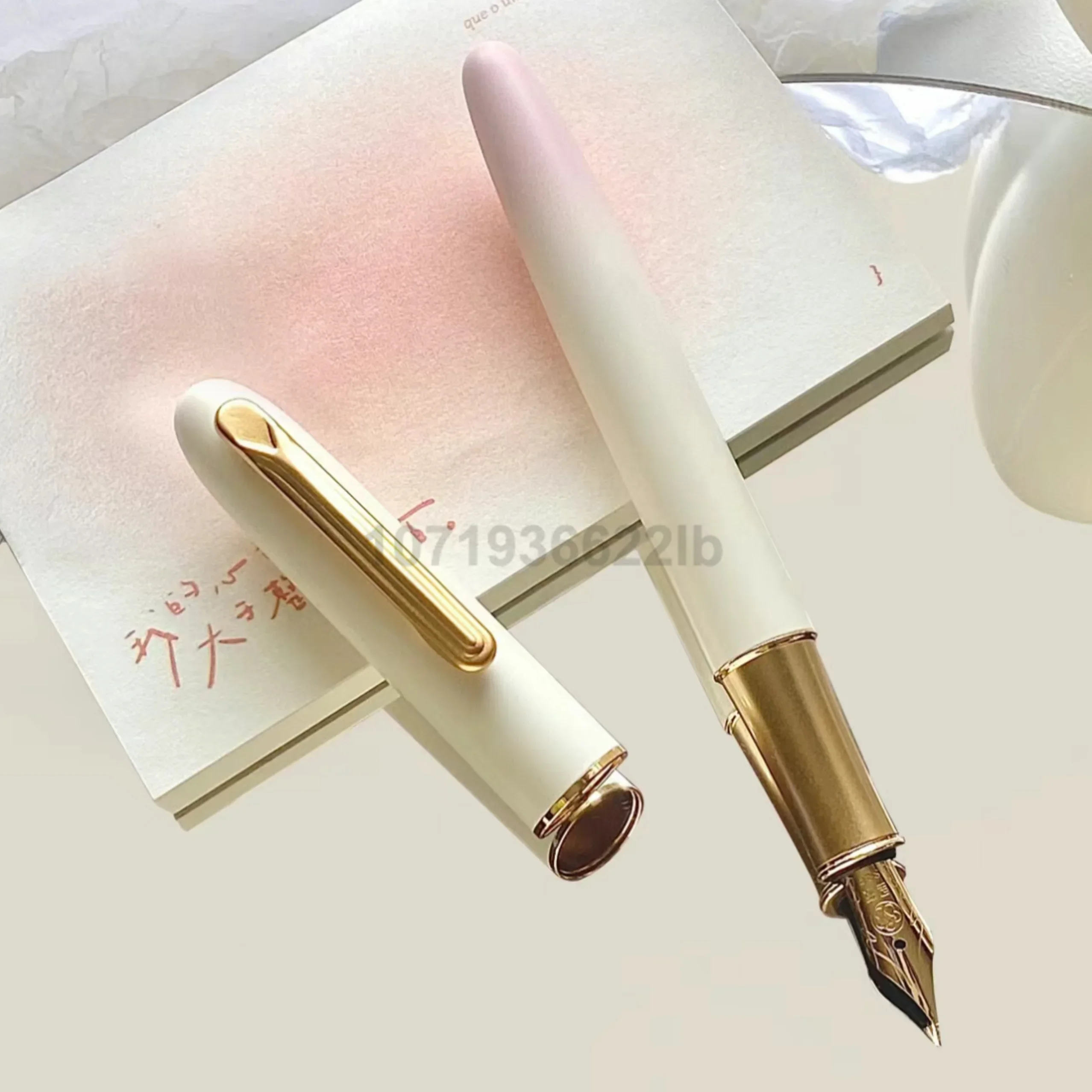 LIY/RIIMOO 515 Sunset Evening Breeze Metal Frosted Fountain Pen 0.5mm Writing Pen Collection Business Writing Stationery Gift