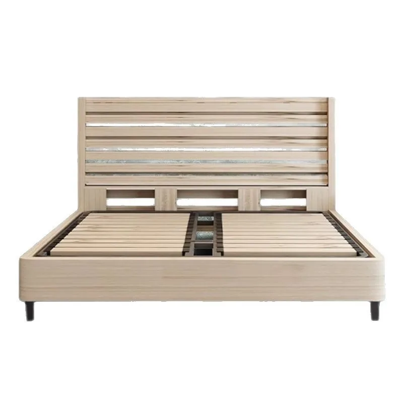 

Parent-child bed Wide twin splicing Cream wind Children's simple light luxury