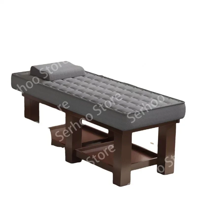 

Wooden Massage Table Comfort Multifunction Spa Tattoo Esthetician Foldable Bed Camas Y Muebles Furniture MQ50MB