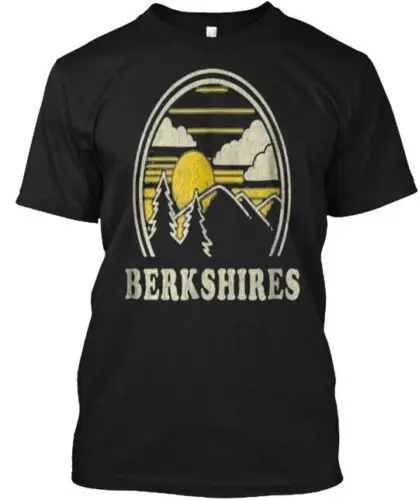 Berkshires Massachusetts Ma T Vint T-Shirt Made in the USA Size S to 5XL