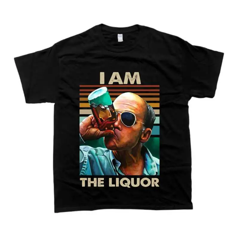 

Funny I Am The Liquor T-shirt Vintage Graphic Slogan Tees Retro TV Show Print for Men