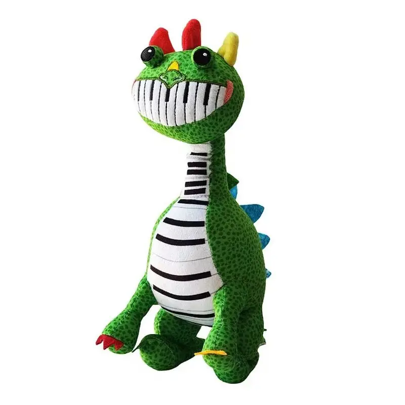 New Poppyed Pianosaurus  Cartoon Plush Doll Anime Nightmare Game Plushie Stuffed Pillow Doll  Birthday Gift Ornament Toy view 3