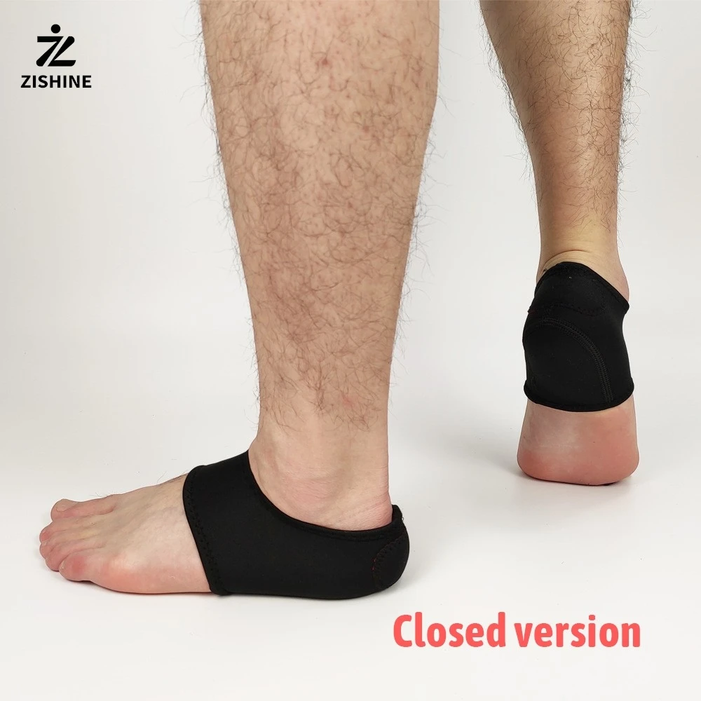 

2 Pairs of Foot Gel Heel Pads Fasciitis Pain Relief Socks to Wear in Shoes Heel Spur Foot Skin Care Protector Heel Covers