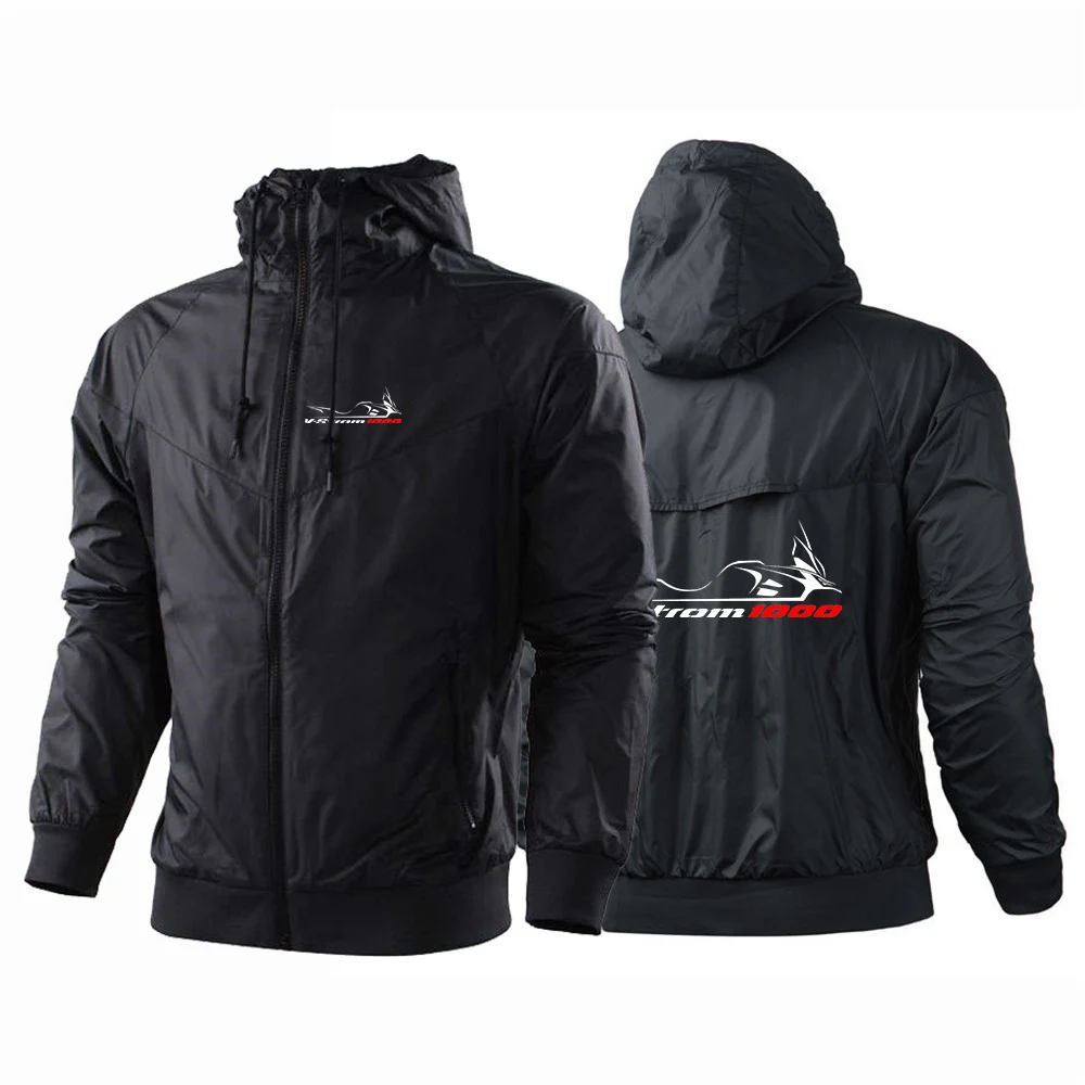 

2024 Motorcycle Vstrom 650 V Strom New Men Comfortable Casual Thin Breathable Windbreaker Fashion Color Matching Printing Coats