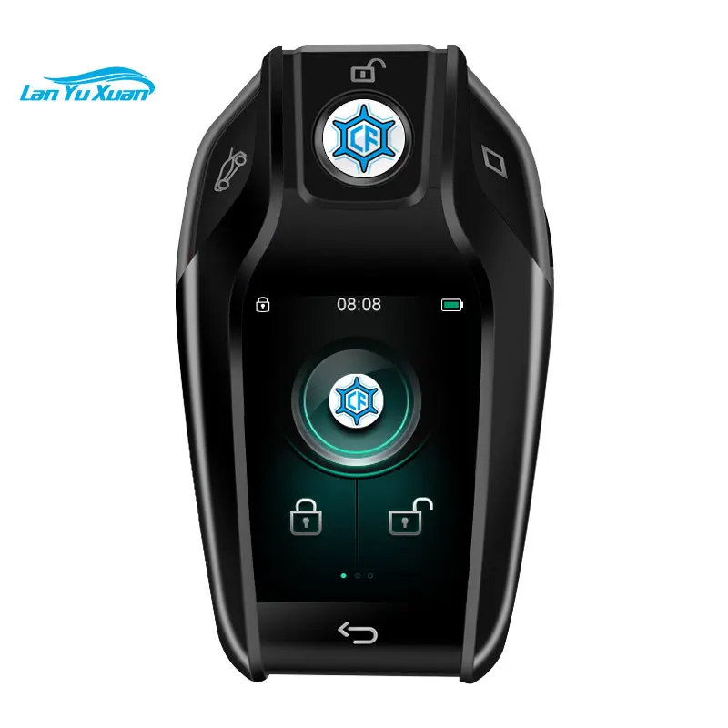 Top quality Smart vehicle key fob touch screen  remote control lcd llavines para carros K600   