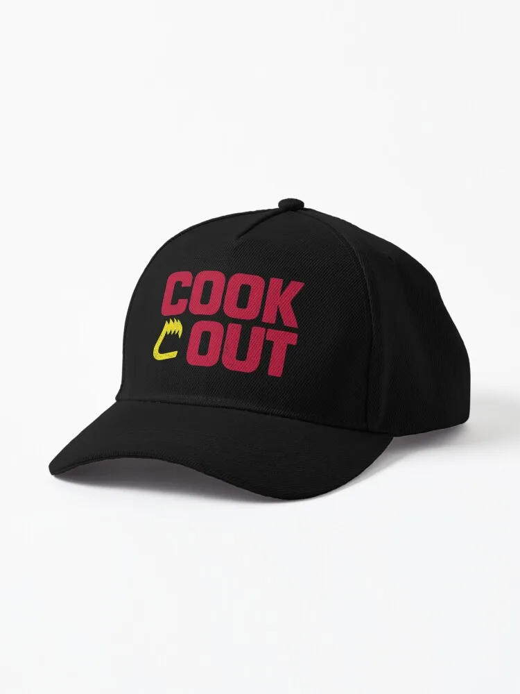 Cookout - Vintage Chalk Texture - Red & Black Baseball Cap Sun Cap summer hats Hat For Girls Men's