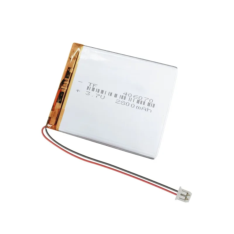 406070 battery back clip battery 3.7V polymer lithium battery 505573 toy  large capacity 2800mAh