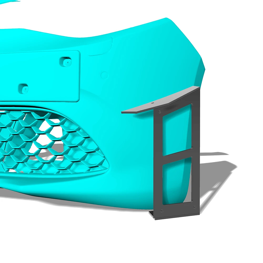 

For Alfa Romeo Giulia 2.0T Veloce 2017--2019 Year Air Splitter Front Bumper Lip Fender Spoiler Body Kit Accessories