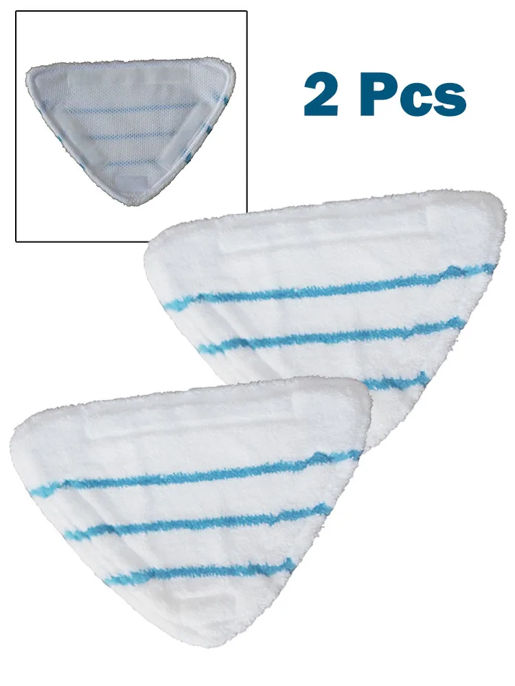 2PCS Washable Mop Cloths Suit For BELDRAY BEL0636 BEL0182 BEL0196 BEL0200 BEL0210 Steam Cleaner Mop Pads