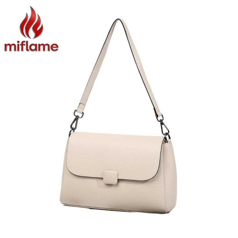 Minimalist Shoulder Bag for Women Soft Genuine Leather Everyday Large Roomy Convertible Crossbody Adjustable Shoulder Strap