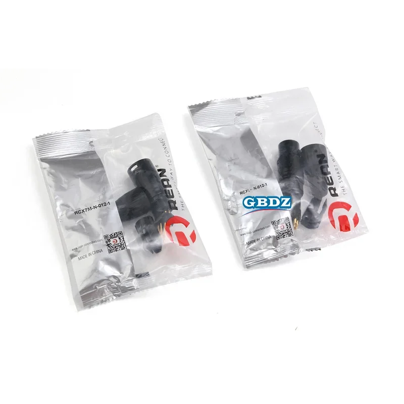 

7 pin XLR Male tube Soldering Plug Microphone Connector Balanced XLR Male Female Weld Audio Plug