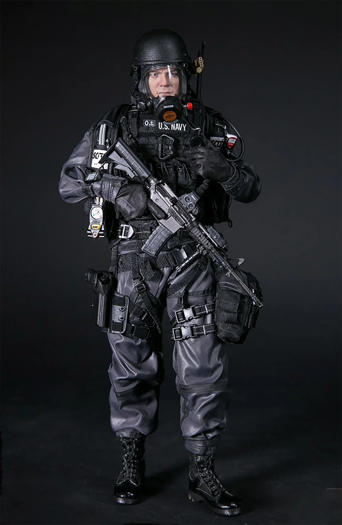 

DAMTOYS DAM78050 1/6 Us Navy Commanding Officer Male Soldier Action figure Doll Full Set Collectible Toy