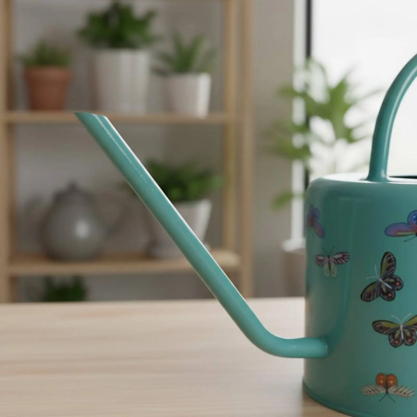 Stainless Steel Watering Can Nordic Design Stainless Steel Watering Pot Garden Tool Easy to Pour for Houseplants view 4