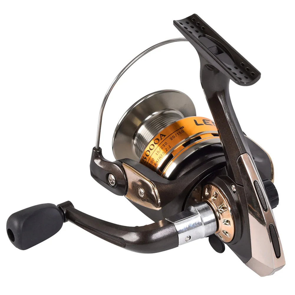 Spinning Reel 5.2:1 Levels Ratio High Speed Reel Ultra Smooth Aluminium Alloy Wire Cup Reel 220/235/270/297/385g