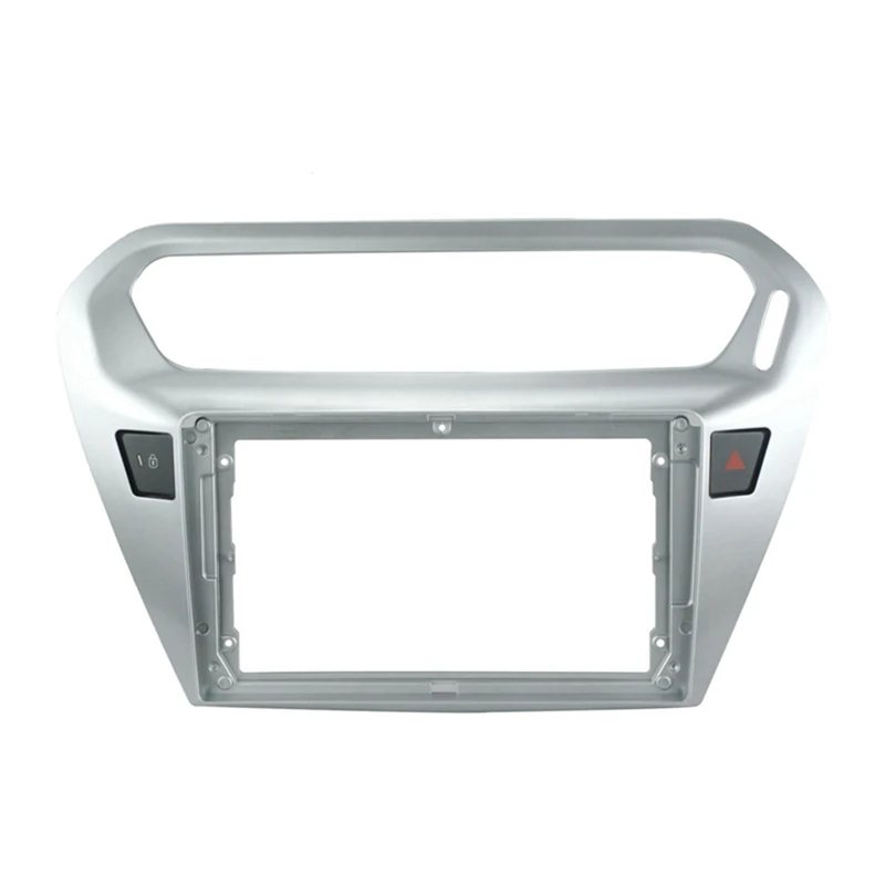 9 Inch Car Radio Installation DVD GPS Mp5 Plastic Fascia Panel Frame For Peugeot 301 CITROEN ELYSEE 2014 Dash Mount Kit