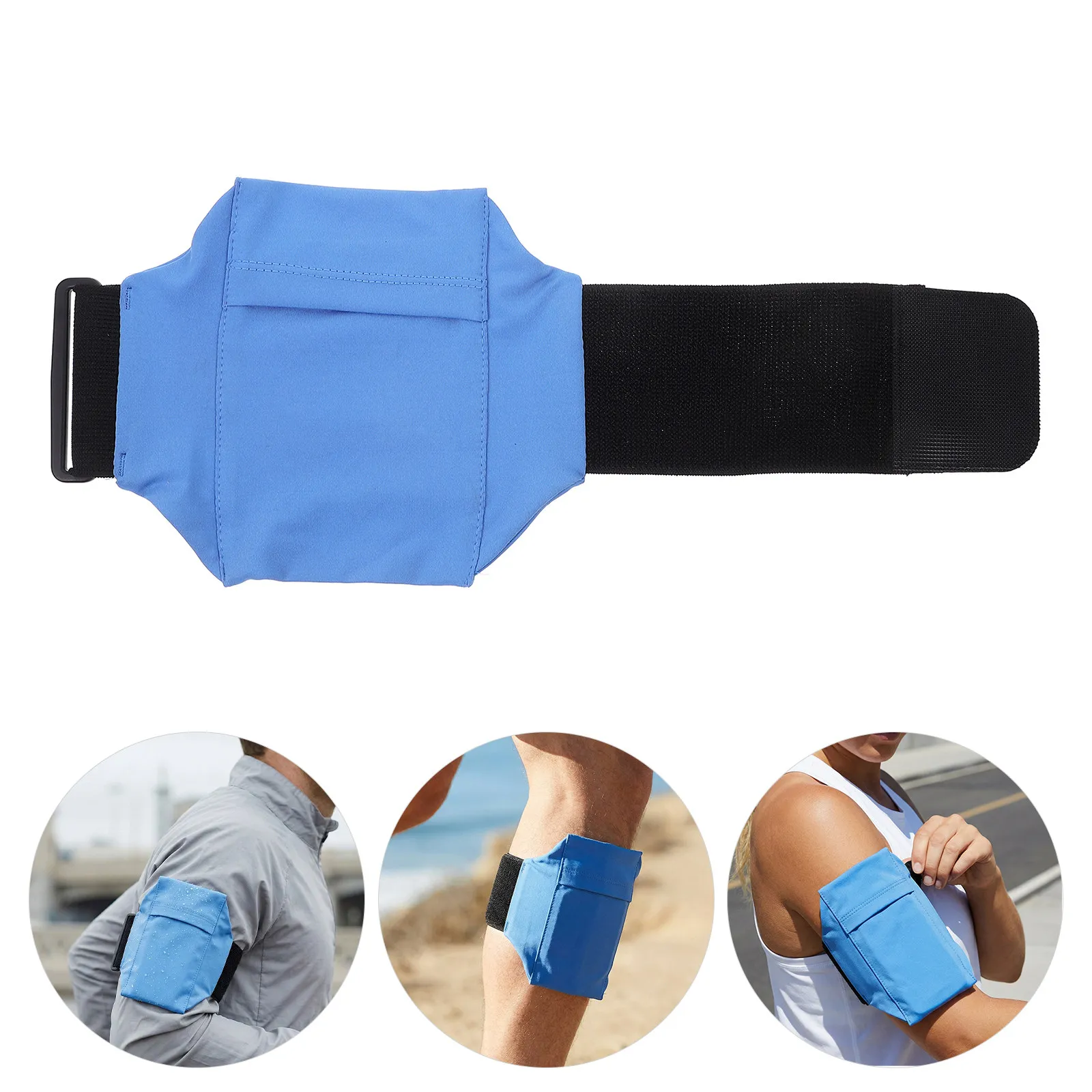 

2Pcs Leg Phone Holder Running Strap Adjustable Waterproof Cell Phone Carrier for Gym Training Outdoor Sports Workout Armband