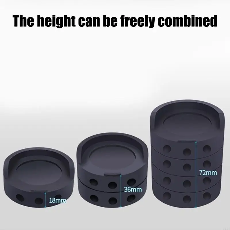 U1JE 4 ชิ้นแผ่นยาง antislip เหมาะสำหรับการลดเสียงรบกวนในเครื่องใช้ในบ้าน