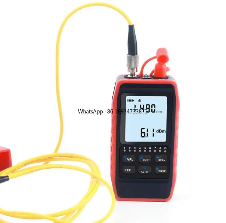 NF-908S Optical Power Meter Network Cable Finder Wire Tracker OPM Visual Fault Locator Wiremap VFL REF SCAN Optical Fiber Tester