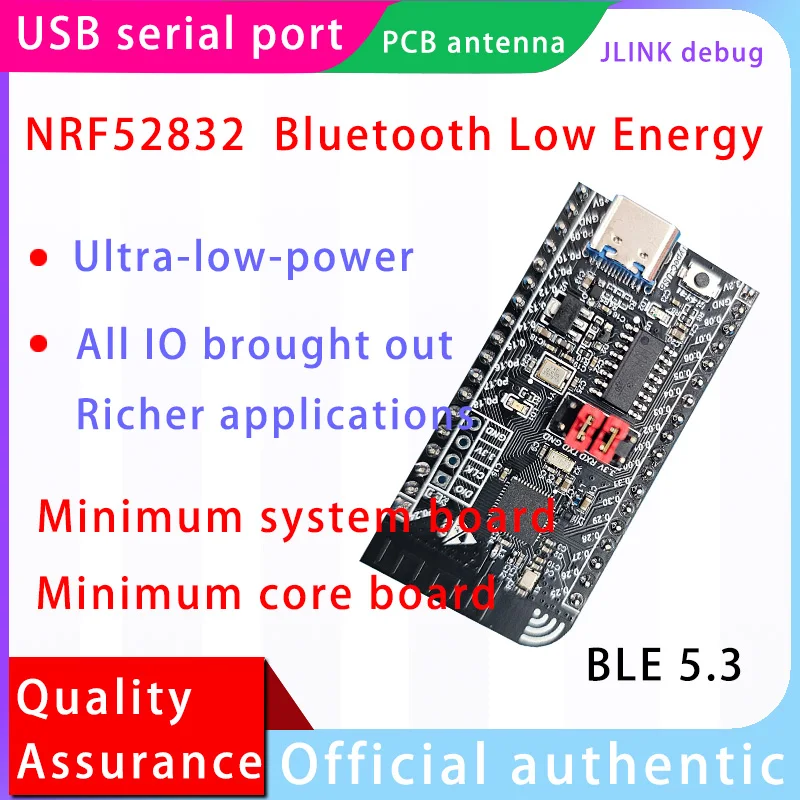 Nrf52832 Development Board Core Board Ble5.3 Low Power Bluetooth Module Mesh Network Nrf52Dk