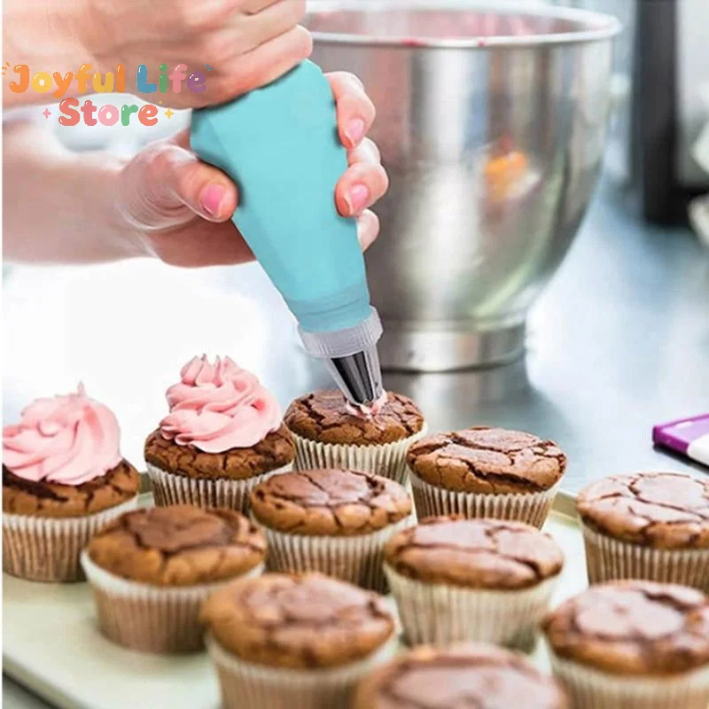 Hot 5-Piece Large Size Cake Decorating Piping Tips Set Durable Stainless Steel For Icing Fondant Cupcake Decoration